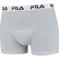 Bokserki męskie Fila 1-pak Szare. Szare bokserki męskie Fila, m, bez wzorów, z bawełny. Za 131.99 zł.