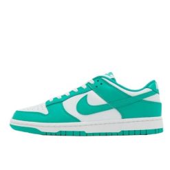 Buty do chodzenia męskie Nike Dunk Low Retro. Niebieskie buty sportowe męskie Nike, z materiału, bez zapięcia, trekkingowe. Za 555.00 zł.