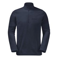 Bluza polarowa męska Jack Wolfskin Taunus HZ. Czarne bluzy męskie Jack Wolfskin, l, bez wzorów, z polaru, bez kaptura, trekkingowe. Za 189.99 zł.