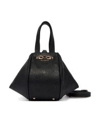 Guess Torebka Anise Mini HWPD99 16770 Czarny. Czarne torebki do ręki damskie Guess, z aplikacjami, ze skóry, bez dodatków. Za 659.99 zł.