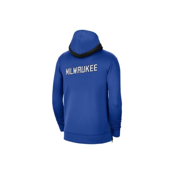 Bluza męska nike nba milwaukee bucks showtime city edition therma flex hoodie. Niebieskie bluzy sportowe męskie Nike, m, bez wzorów, z elastanu, bez kaptura, do biegania. Za 529.00 zł.