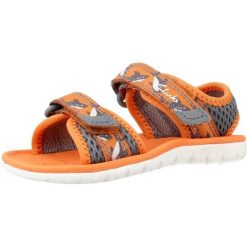 Sandały CLARKS SURFING TIDE T Pomarańczowy. Brązowe sandały męskie Clarks, z tkaniny, bez zapięcia. Za 99.99 zł.