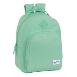 Plecak szkolny BlackFit8 M773 Turkusowy. Niebieskie torby i plecaki dziecięce MBRANDS, z poliesteru. Za 128.85 zł.