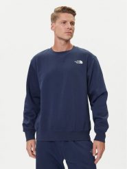 The North Face Bluza Essential NF0A89ET Granatowy Regular Fit. Niebieskie bluzy męskie The North Face, m, bez wzorów, z syntetyku, bez kaptura. Za 219.99 zł.