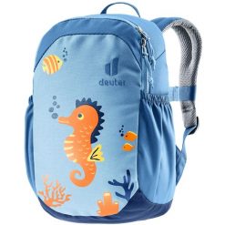 Plecak turystyczny dla dziecka Deuter Pico - aqua/wave. Brązowe torby i plecaki dziecięce Deuter, z materiału. Za 122.09 zł.