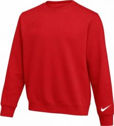 Nike Bluza męska Nike Park 26 Fleece Crew czerwona IO9039 657 XS. Czerwone bluzy męskie Nike, m, bez wzorów, bez kaptura. Za 174.94 zł.