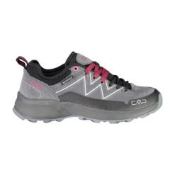 Damskie Niskie buty trekkingowe CMP Kaleepso WP. Szare obuwie sportowe damskie CMP, bez wzorów, ze skóry. Za 354.00 zł.