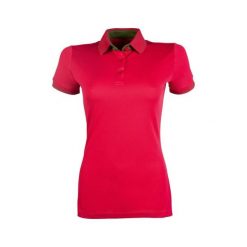 Dziewczęca jeździecka koszulka polo HKM Classico. Czerwone t-shirty i topy dla dziewczynek HKM, bez wzorów, bez ramiączek. Za 169.00 zł.