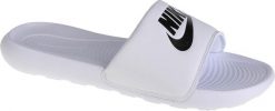 Nike Nike Victori One Slide CN9677-100 białe 39. Białe klapki damskie Nike, bez wzorów, sportowe, bez obcasa. Za 138.17 zł.