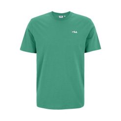 Koszulka Fila Laas. Zielone koszulki sportowe męskie Fila, m, bez wzorów, bez kołnierzyka, bez ramiączek. Za 79.00 zł.