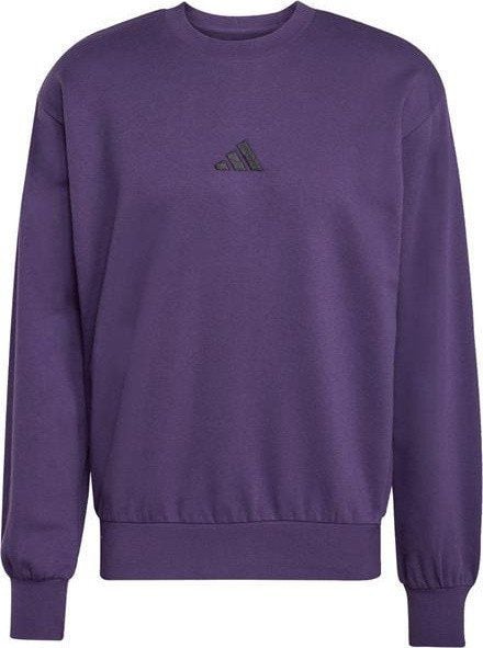Bluza męska adidas Essentials Feelcozy Fleece fioletowa JX3313 L. Fioletowe bluzy męskie Adidas, l, bez wzorów, bez kaptura. Za 284.71 zł.