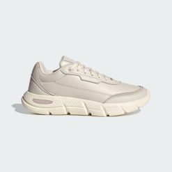 BUTY CLOUDFOAM FLEX SMART CASUAL. Białe obuwie sportowe damskie Adidas, bez wzorów, z materiału. Za 299.00 zł.