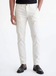Selected Spodnie Mężczyźni Bawełna biały, 33-34. Białe eleganckie spodnie męskie Selected, m, bez wzorów, z bawełny. Za 279.95 zł.