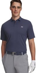 Under Armour Koszulka męska polo UNDER ARMOUR Tee To Green Pique Polo szara L. Szare koszulki polo męskie Under Armour, l, bez wzorów, bez ramiączek. Za 135.99 zł.