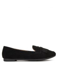 DeeZee Lordsy QH1829-58 Czarny. Czarne mokasyny damskie DeeZee, z materiału. Za 99.99 zł.