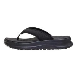 HeyDude Damskie Japonki Tide Flip. Czarne klapki damskie Hey dude, bez wzorów, z materiału, bez obcasa. Za 219.00 zł.