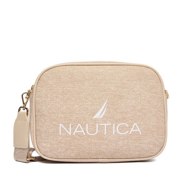 Torebka Nautica. Brązowe listonoszki damskie Nautica, bez wzorów, bez dodatków. Za 129.99 zł.