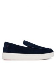 Tommy Hilfiger Lordsy Modern Light Suede Loafer FM0FM05924 Granatowy. Niebieskie mokasyny męskie Tommy Hilfiger, ze skóry. Za 529.99 zł.