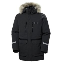 Parka Helly Hansen Varanger. Czarne parki męskie Helly Hansen, na zimę, m, bez wzorów, z futra, eleganckie, bez kaptura. Za 1,604.50 zł.
