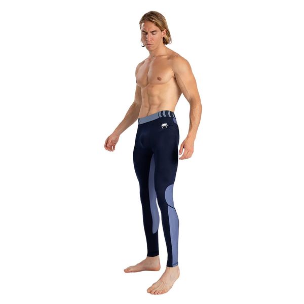 Legginsy treningowe męskie Venum Tempest Spats. Niebieskie legginsy sportowe męskie VENUM, m, bez wzorów. Za 239.00 zł.