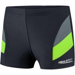 Bokserki pływackie dla dzieci Aqua Speed Andy. Szare kąpielówki dla chłopców Aqua-Speed, bez wzorów. Za 46.99 zł.