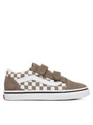 Vans Tenisówki Old Skool V VN000CTG1NU1 Brązowy. Brązowe buty sportowe chłopięce Vans, bez wzorów, ze skóry, bez zapięcia, tenisowe. Za 209.99 zł.