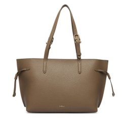 Torebka Furla. Szare torebki do ręki damskie Furla, bez wzorów, klasyczne, bez dodatków. Za 1,484.00 zł.