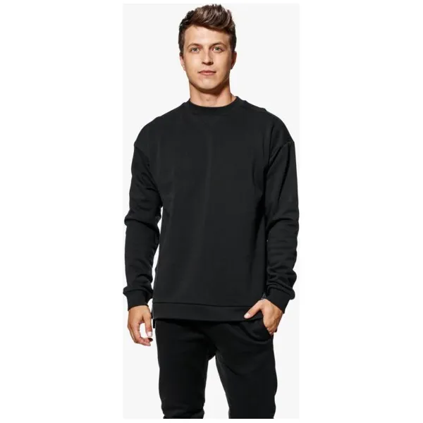 Adidas Bluza M Bl Sw , czarny, rozmiar XL. Czarne bluzy męskie Adidas, m, bez wzorów, z materiału, bez kaptura. W wyprzedaży za 129.99 zł.