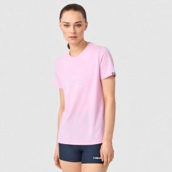 LARA T-Shirt Women. Czerwone koszulki sportowe damskie Head, s, bez wzorów, bez kołnierzyka, bez ramiączek, tenisowe. W wyprzedaży za 171.00 zł.