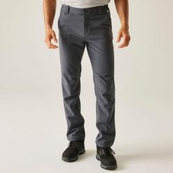 Męskie spodnie trekkingowe Fenton Softshell. Szare spodnie sportowe męskie Regatta, na lato, m, bez wzorów, z softshellu, trekkingowe. Za 99.99 zł.