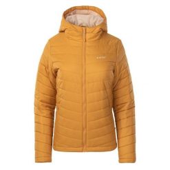 Kurtka Ocieplana Damska Ibanez. Brązowe kurtki sportowe damskie Hi-tec, xl, bez wzorów, z puchu, bez kaptura, trekkingowe. Za 205.99 zł.