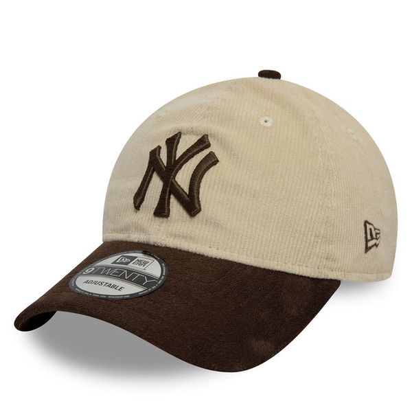 Czapka z daszkiem New Era. Brązowe czapki i kapelusze damskie New Era, bez wzorów. Za 159.99 zł.