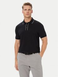 BOSS Polo H-Parlay 81 50565735 Czarny Regular Fit. Czarne koszulki polo męskie Boss, m, bez wzorów, z bawełny, bez ramiączek. Za 549.99 zł.