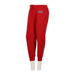 Second life - Spodnie dresowe męskie Logo Fleece Joggers - Jak nowy. Czerwone spodnie sportowe męskie GAP, l, bez wzorów, z dresówki, na fitness i siłownię. Za 124.96 zł.