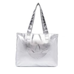Torebka adidas. Szare torebki shopper damskie Adidas, bez wzorów, bez dodatków. Za 239.99 zł.