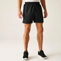 Oddychające, lekkie, wodoodporne, męskie spodenki Surrect. Brązowe krótkie spodenki sportowe męskie Dare 2b, m, bez wzorów, do biegania. W wyprzedaży za 132.35 zł.