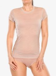 Koszulka merino damska Sensor Merino Air Tee SS. Czerwone t-shirty damskie Sensor, l, bez wzorów, z materiału, bez kołnierzyka. Za 263.99 zł.