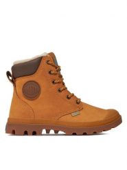 Palladium Trapery Pampa Sport Cuff WPS 72992-228-M Brązowy. Brązowe śniegowce i trapery męskie Palladium, ze skóry, sportowe, bez zapięcia. Za 589.99 zł.