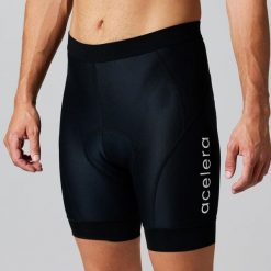 Kurtka kolarska Thermo Fleece wiatroszczelna i wodoodporna. Czarne kurtki męskie ACELERA, na jesień, l, bez wzorów, z jersey, bez kaptura. Za 169.99 zł.