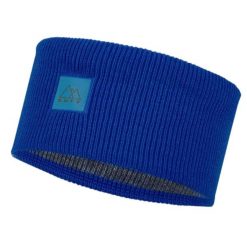 Opaska sportowa na głowę damska Buff CrossKnit Headband. Niebieskie czapki i kapelusze damskie Buff, bez wzorów, sportowe. Za 94.99 zł.