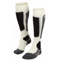 Podkolanówki damskie Falke SK2. Białe skarpety damskie Falke, bez wzorów. Za 191.50 zł.