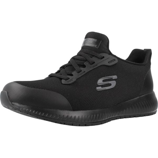 Obuwie Sportowe Damskie Skechers Work: Squad SR Biały. Czarne obuwie sportowe damskie Skechers, bez wzorów, z syntetyku, trekkingowe, Skechers Sport. Za 299.05 zł.