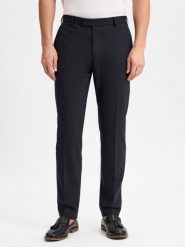 Finshley & Harding spodnie garniturowe - Mitch Mężczyźni Modern Fit niebieski, 56. Niebieskie eleganckie spodnie męskie Finshley & Harding, m, bez wzorów, z wełny. Za 449.95 zł.