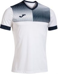 Koszulka sportowa treningowa piłkarska męska Joma Eco Supernova szybkoschnąca. Białe koszulki sportowe męskie Joma, l, bez wzorów, z materiału, bez kołnierzyka, bez ramiączek, na fitness i siłownię. Za 128.20 zł.