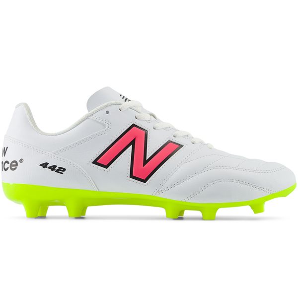 Korki męskie New Balance 442 ACADEMY FG V2 MS43FWH2 – białe. Białe buty sportowe męskie New Balance, z materiału, bez zapięcia, na fitness i siłownię. Za 169.99 zł.
