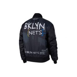 Kurtka męska nike nba brooklyn nets city edition courtside jacket black. Czarne kurtki sportowe męskie Nike, m, bez wzorów, z poliesteru, do biegania. Za 649.00 zł.
