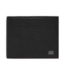 Portfel Tommy Hilfiger. Czarne portfele męskie Tommy Hilfiger, bez wzorów. Za 249.99 zł.