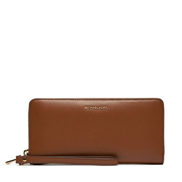 Portfel MICHAEL Michael Kors. Brązowe portfele damskie MICHAEL Michael Kors, bez wzorów. Za 645.99 zł.