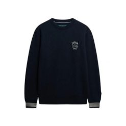 Bluza Superdry Athletic Club. Niebieskie bluzy męskie Superdry., xl, bez wzorów, bez kaptura. Za 323.25 zł.