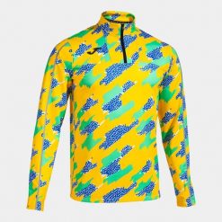 Bluza do biegania męska Joma R-Trail. Niebieskie bluzy męskie Joma, m, bez wzorów, z elastanu, bez kaptura. Za 102.32 zł.